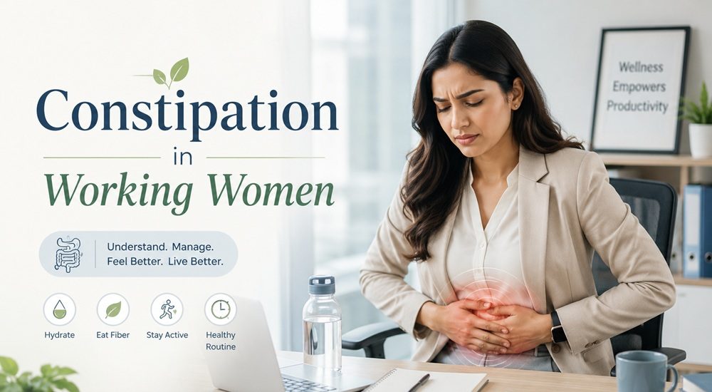 constipation in working women